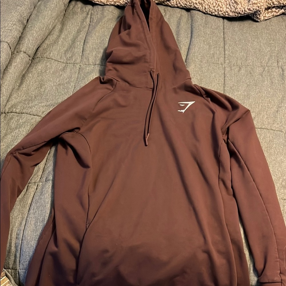 Maroon Gymshark Hoodie